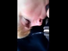 Enthousiasteling, Blond, Pijpbeurt, Sperma in gezicht, Interraciaal, Gezichtspunt
