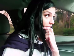 黒人, フェラチオ, 車, カップル, バック, 顔射, 自然山雀, 剃毛
