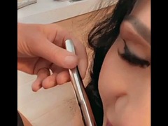 デカチン, イギリス人, エロ熟女, 黒人, 挿入, 熟年, 三人, おもちゃ