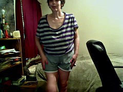 お婆さん, 毛深い, のぞき