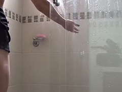 Asiatisch, Schönheit, Braunhaarige, Japanische massage, Masturbation, Dusche, Jungendliche (18+), Thai