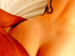 Victoria Sunshine takes rock hard cock deep in her hairy cunt