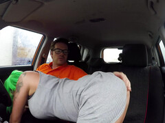 Grosse titten, Blasen, Auto, Fingern, Im freien, Muschi, Student, Nass