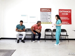 Aziatisch, Grote lul, Zwart, Groepseks, Interraciaal