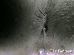 Ebony Taylor Starr Farts Nude Close Up