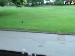 Crazy public fuck by the river