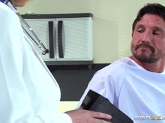 デカパイ, ブロンド, フェラチオ, 医者, 自然山雀, 看護婦, ティーン, ユニフォーム