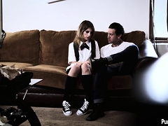 茶髪の, バック, ハードコア, Hd, ティーン