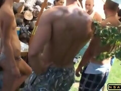 Lustful Amateur Swingers Outdoor Sex Party