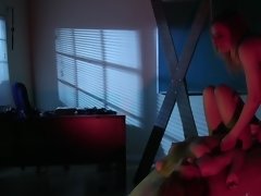 A girl with a hot ass is having lesbian sex with her friend