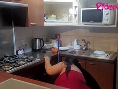 Enthousiasteling, Sperma, Gezin, Huisvrouw, Rijpe lesbienne, Moeder die ik wil neuken, Moeder, Tieten likken