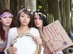 Anaal, Bruinharig, Groep, Hardcore, Hd, Roodharige vrouw, Tiener, Bekijker