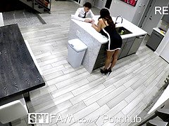 デカチン, デカパイ, フェラチオ, イく瞬間, 熟年, 淫乱熟女, 叫ぶ, 義母