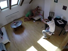 素人, ブロンド, フェラチオ, 浮気する, チェコ, お金, 公共, ティーン