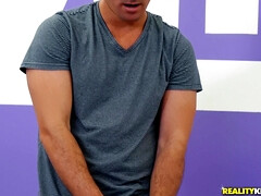 素人, お尻, ブロンド, フェラチオ, ジム, なめる, 自然山雀, 剃毛