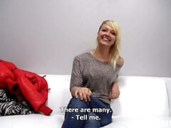 Blondine, Tschechisch, Hd, Piercing