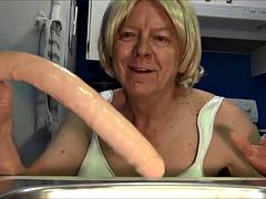 Blondine, Crossdresser, Schwul, Hardcore, Spielzeuge