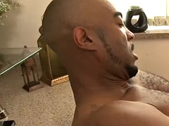 ぽっちゃり, デカチン, 黒人, フェラチオ, イギリス人, 黒人, 異人種間, フェラする