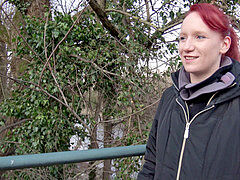 Sucer une bite, Collège université, Défloration, Faciale, Allemand, Rousse roux, Adolescente, Nénés