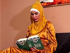 Big hard cock instead of a book