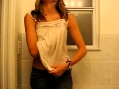 Enthousiasteling, Blond, Masturbatie, Tiener, Webcamera
