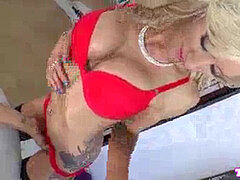 素人, イく瞬間, レディボーイ, 下着, シーメール, ストッキング