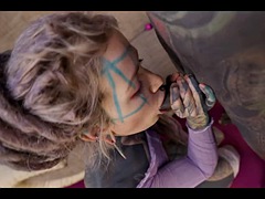 Anuskatzz gets butt fucked with toys and a dick