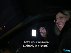 素人, フェラチオ, 車, カップル, バック, アウトドア, 公共, オマンコ