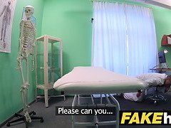 Kathy Anderson's fake hospital massage turns into a wild fuck session with horny doctor