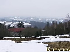 Blonde, Sucer une bite, Tir de sperme, Gorge profonde, Faciale, Hd, Public, Nénés