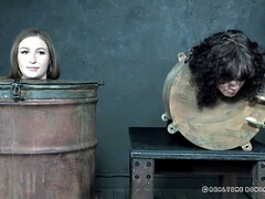 デカパイ, フェティッシュ, ハードコア, Hd, オマンコ, 奴隷, ストッキング, 三人