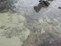 Amateur, Salle de bains, Plage, Robe, Pov, Mamelons bombés, Rasée, Tatouage