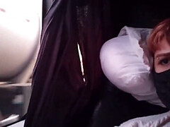 Gros cul, Petite amie, Masturbation, Public, Chatte, Solo, Adolescente, Nénés