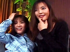 Asiático, Culo, Mamada, Tetona, Peludo, Lesbiana, Masturbación, Adolescente