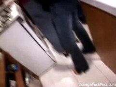 お尻, フェラチオ, 共学, 大学生, 女子高生, ティーン, オッパイの, 濡れ