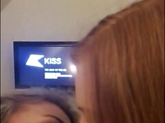 Enthousiasteling, Anaal, Man die toekijkt, Groep, Natuurlijke tieten, Swinger, Tiener, Trio