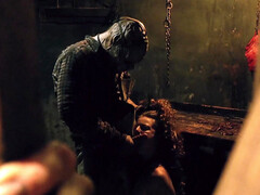 変態, ブロンド, 茶髪の, 汚れた　, フェティッシュ, マスク, 怪物, ラフ