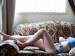 First-timer, adult toys, thigh squeezing