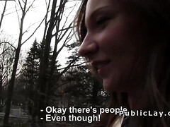 Amateur, Belleza, Linda, Polla, Hd, Lencería, Al aire libre, Público