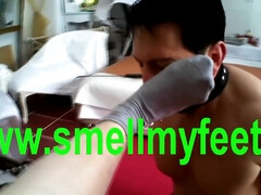 Feet Slave In Smell Stinky Socks