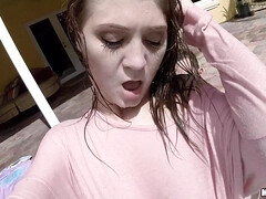 お尻, 茶髪の, チン, ハードコア, キス, なめる, ハメ撮り, オマンコ