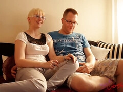 Amateur couple porn interview scene