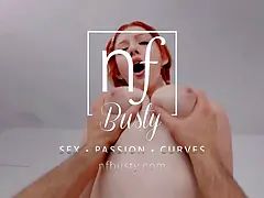 Grosser arsch, Grosse titten, Blasen, Spermaladung, Handjob, Hd, Orgasmus, Rotschopf