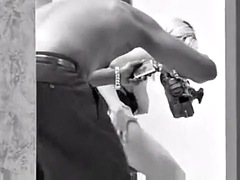 Schwarz, Blondine, Spermaladung, Schwarz, Hardcore, Interrassisch, Lecken, Ablutschen