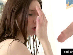 Braunhaarige, Masturbation, Muschi, Rasiert, Dürr, Erotischer film, Jungendliche (18+), Spielzeuge