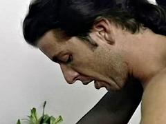 Small titted German redhead gets cum all over her sexy pantyhose