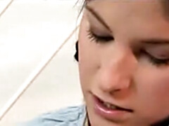 Smoking hot teen and an ugly granny in lez action