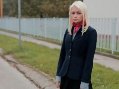 Blondine, Blasen, Hundestellung, Fingern, Handjob, Im freien, Rasiert, Jungendliche (18+)