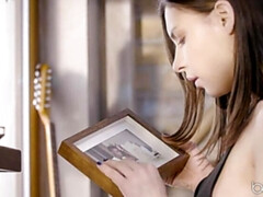 美女, デカチン, チン, バック, 異人種間, なめる, オマンコ, ショートヘア