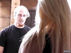 お尻, ぽっちゃり, デカパイ, ブロンド, フェラチオ, 巨乳な, 巨大, オッパイの